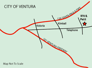 Map of Ventura
